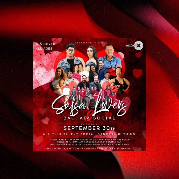 ❤️Salsa Lovers!❤️ This is for you!! 📣Calling the salsa dancers looking to be in Salsa Heaven for night only!!! 🥰 On SATURDAY, September 30th we have a very special night
