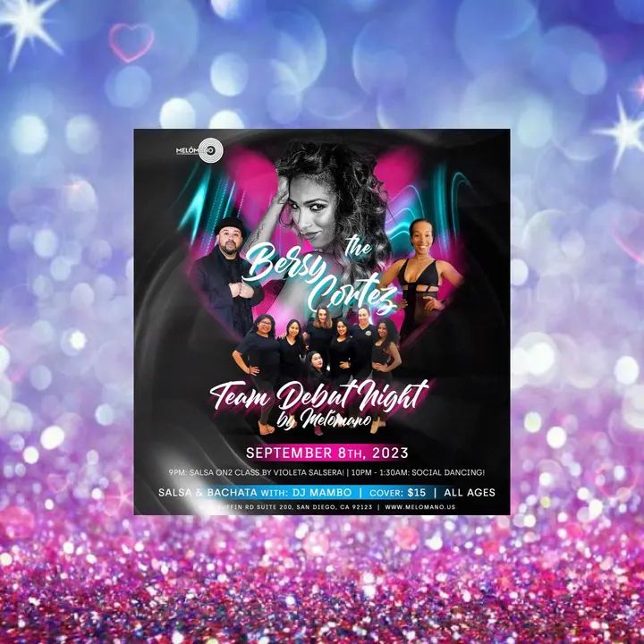 The Bersy Cortez San Diego Team is ready to show you what we have been working on! 🔥 Don’t miss the debut of the NEW routine choreographed by Bersy Cortez performed by Melóm