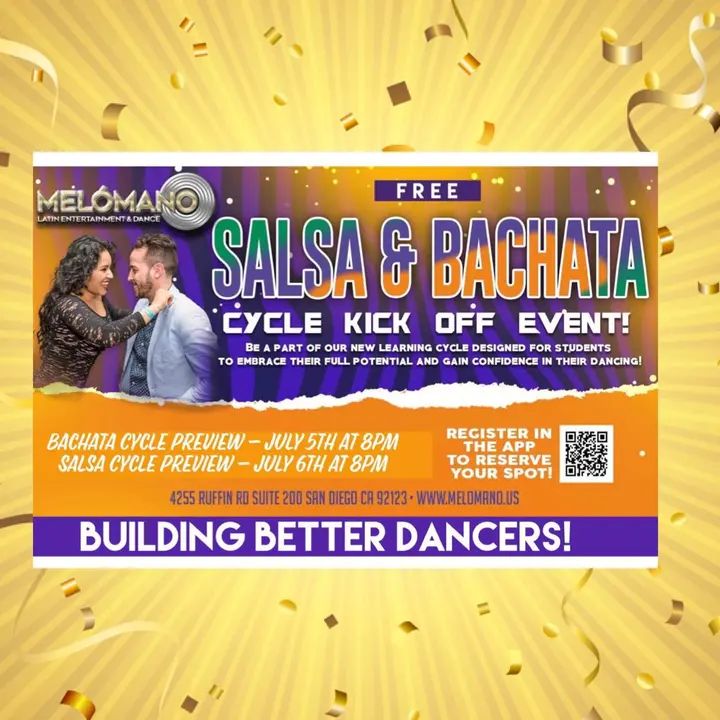 NEW SUMMER DANCE CYCLES START IN JULY!! 🥳 These Cycles have been a BIG hit! Come check it out for one FREE session! NOW is the time to learn some new moves and take your danc