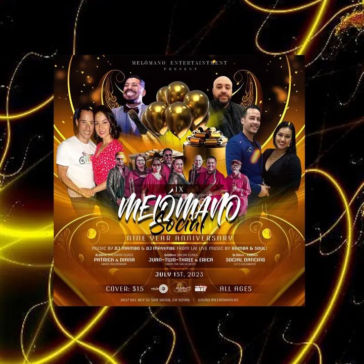 🎉 ONE WEEK AWAY🎉 The Melómano Social turns 9 years old!!!! 🥳 We’re celebrating in a major way on SATURDAY July 1st!!!! 🎉 ❤️❤️Melómano means music lover so yes we will ha