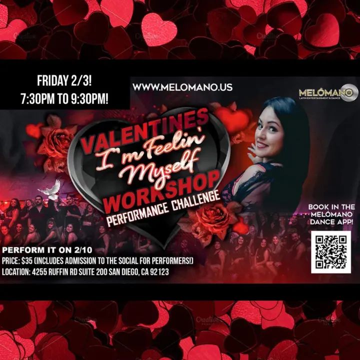 🔥We're back at it again! BY popular request, The Melómano Performance Challenge is making a comeback with a special edition -- "I'm Feelin' Myself Valentines Performance Chal