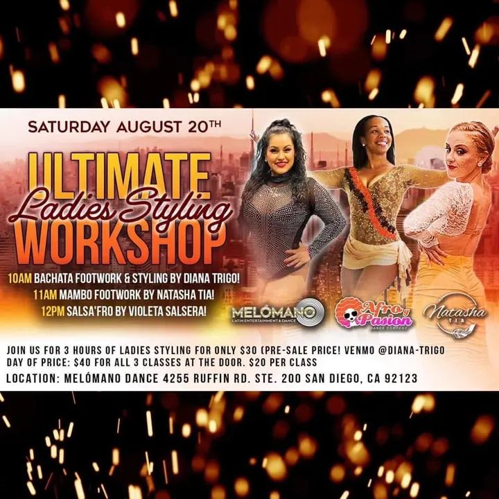 Ladies, want to look better social dancing? 👯 Don't know what to do with your hands while dancing? We are joining forces to bring you The Ultimate Ladies Styling workshop in