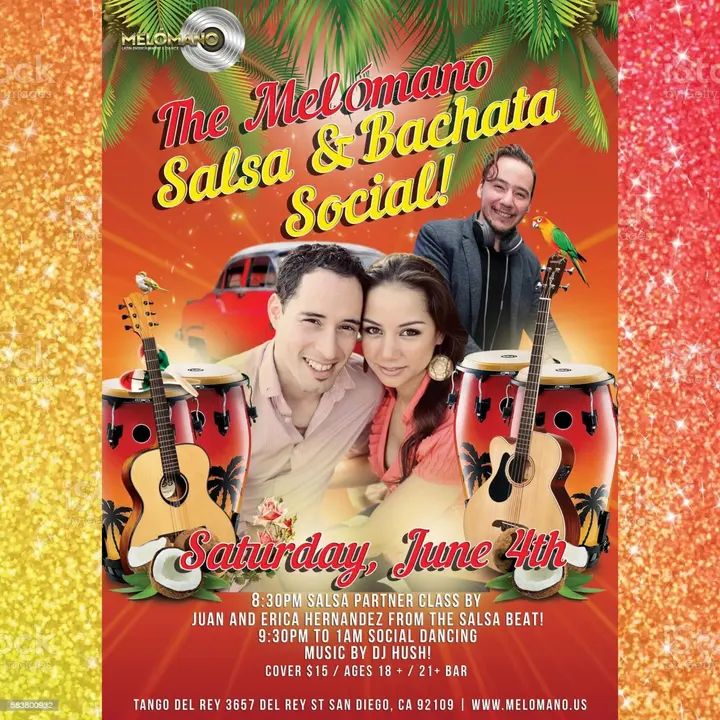 Salsa & Bachata Dancing at Tango Del Rey Saturday, June 4th!!!! 🎉 EVERY FIRST Saturday of the month join us for great music and vibes 💕 ! Super nice and friendly environmen