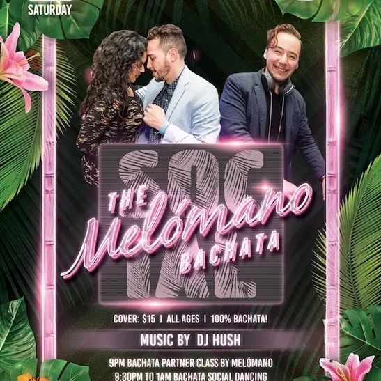 🔥🔥This one is for the Bachata Lovers!! Melómano has got you covered with our Bachata Social!! SAVE THE DATE SATURDAY, AUGUST 21st!! 🔥🔥 Performance by the Melomano Ladies B