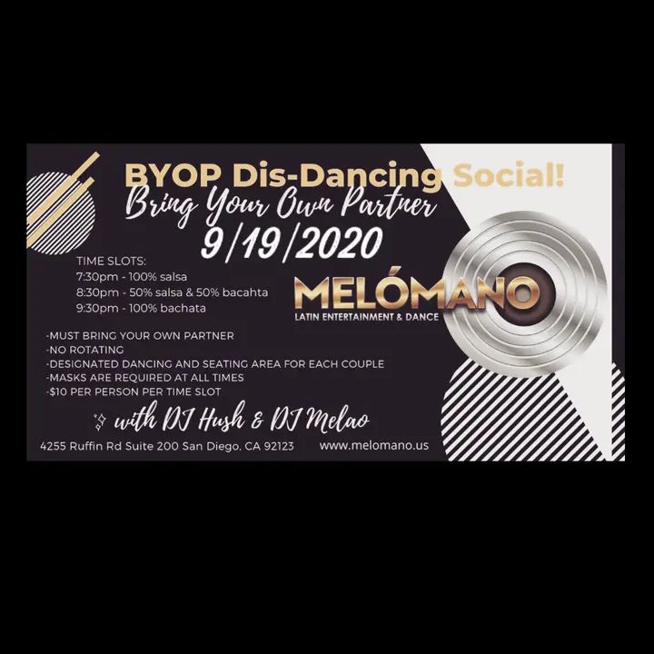 After a very successful "bring your own partner" dis-dancing event we are ready for round 2!! 🥳 And this time we got DJ HUSH playing all of your favorite music!!!! We're exc