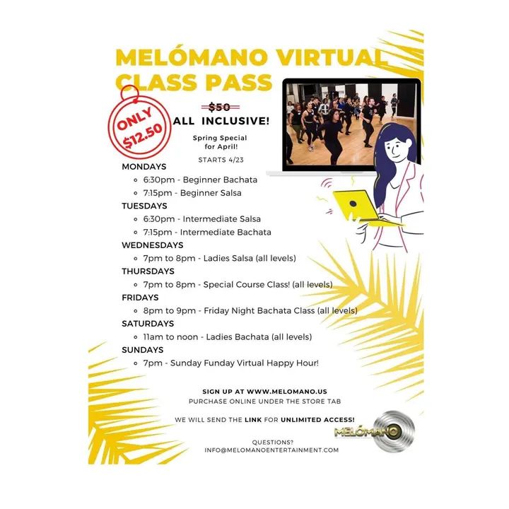 There is only 1 week left in April so we have adjusted the price of the virtual pass to $12.50!!! This give you access from 4/23 till the end of the month. Remember we are rec