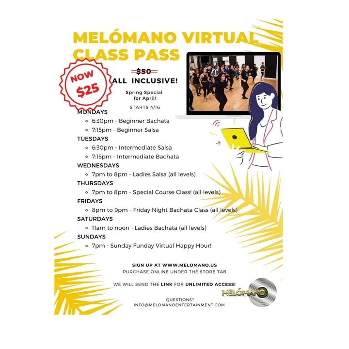 There are only 2 weeks left in April so we have adjusted the price of the virtual pass to $25!!! This give you access from 4/16 till the end of the month. Remember we are reco