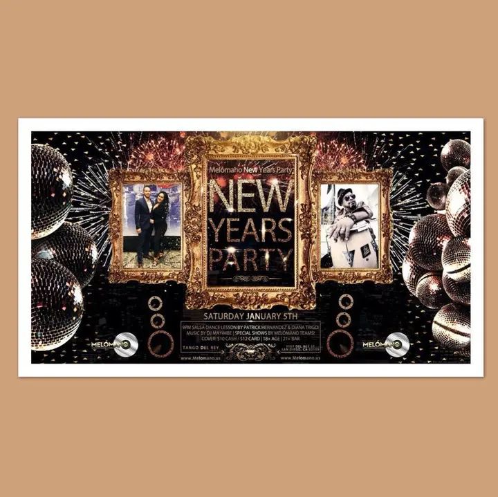 Join us for the Melómano New Years Party going down on Saturday, January 5th!! Let's start off the new year right! Dancing to awesome music and great performances with fellow