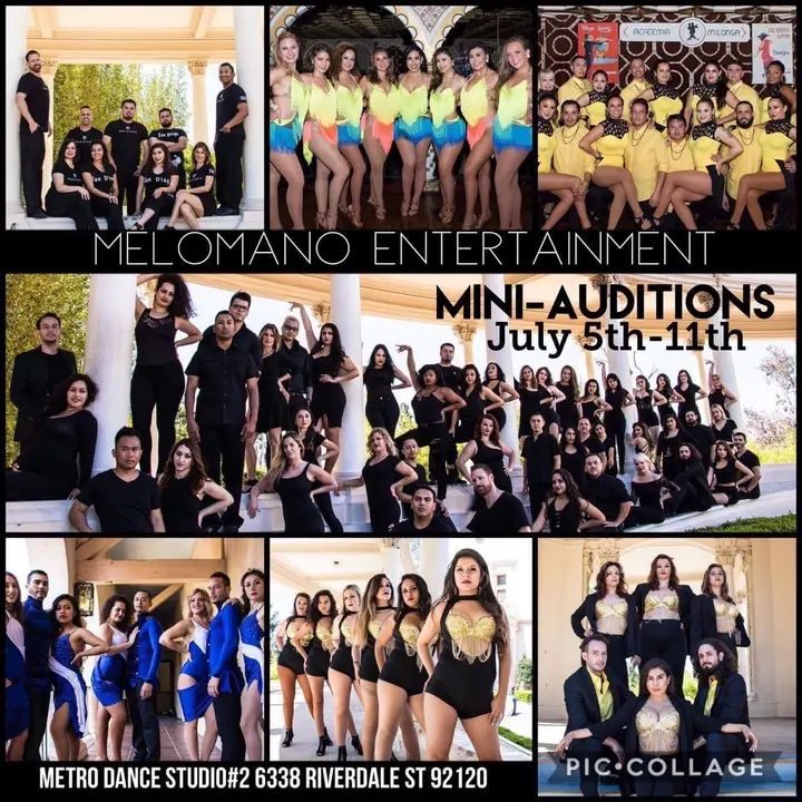 Melómano Dance Team Mini Auditions! July 5th - July 11th! No one gets turned away, we have a home for everyone! Come join the fun! For more info, click on link below: https://