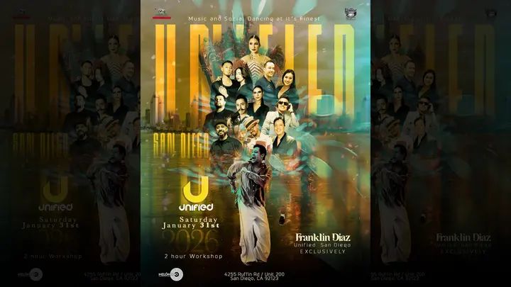Saturday January 31st 2026 Unified Social San Diego Franklin Diaz Exclusive 2 hour workshop Unified On2 Social Not just a Social…. It’s an Experience! 🚨PRICES: REGISTER IN