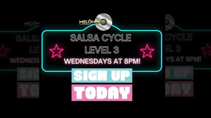 🔥TONIGHT Salsa Cycle 3 at 8pm! Don’t miss this chance to join in and dance the night away! 💃🕺 💃These are the last dates to join!⤵️ •Bachata Cycle 2 : Wednesday, November
