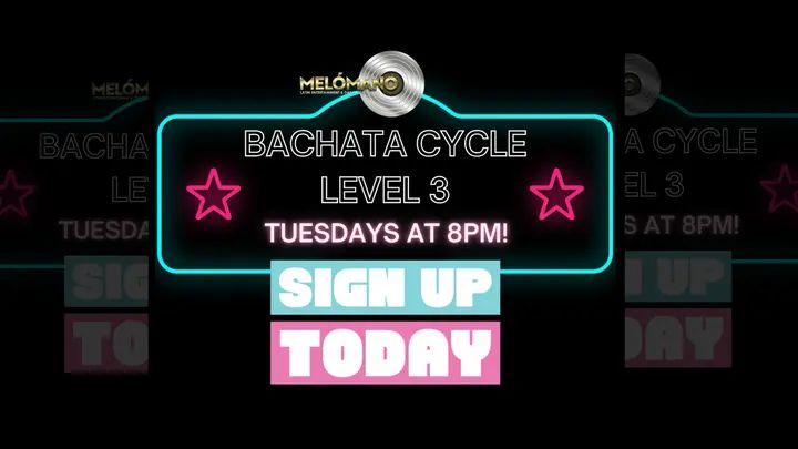 🔥TONIGHT Bachata Cycle 3 at 8pm! Don’t miss this chance to join in and dance the night away! 💃🕺 💃These are the last dates to join!⤵️ •Bachata Cycle 1 : Tuesday, November