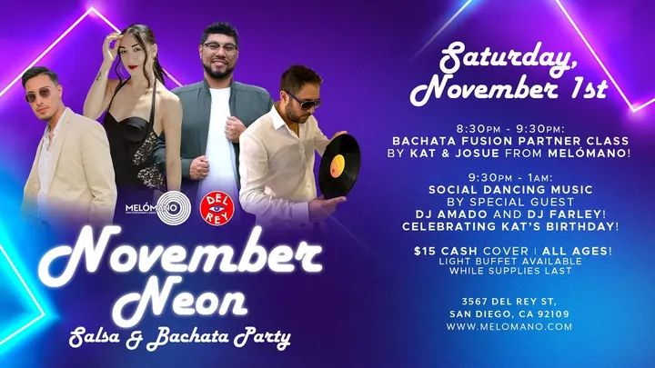THIS SATURDAY!🤩 This one’s an extra special night as we celebrate the one and only Kat! 🎉💃 Get ready for neon vibes, great music, and an unforgettable time with the Melóman