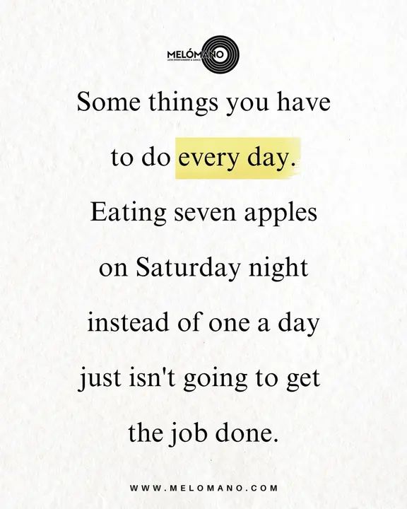 ✨Motivational Monday✨ You wouldn’t eat 7 apples in one night and expect the same results as one a day, right? 🍎 Dance is the exact same! It’s not about the marathon practi