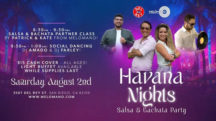 🥳TONIGHT! 🥳📢San Diego dancers! If you’re craving a night full of Latin upbeat music, friendly faces, and non-stop dancing, this is it! 🥳Feel the good vibes at Melómano’s H