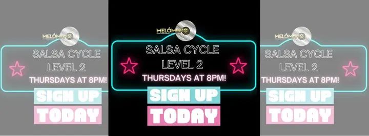 🔥TONIGHT at 8pm! Salsa Cycle 2: Thursday, November 14th Don’t miss this chance to join in and dance the night away! 💃🕺 💃It’s Not Too Late to Sign Up! ✨Each cycle includ