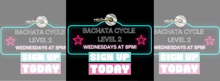 🔥TONIGHT at 8pm! Bachata Cycle 2: Wednesday, November 13th Don’t miss this chance to join in and dance the night away! 💃🕺 💃It’s Not Too Late to Sign Up! ✅Salsa Cycle 2: