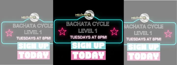 🔥TONIGHT at 8pm! Bachata Cycle 1: Tuesday, September 10th Don’t miss this chance to join in and dance the night away! 💃🕺 💃It’s Not Too Late to Sign Up! ✅Bachata Cycle 2: