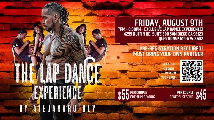 🚨 Last chance to join Alejandro Rey’s exclusive lap dance workshop! Sign up today—only a few spots left!! 📅 Date: August 9th, Friday ⏰ Time: 7pm - 8:30pm 💸 Cost: VIP Sea