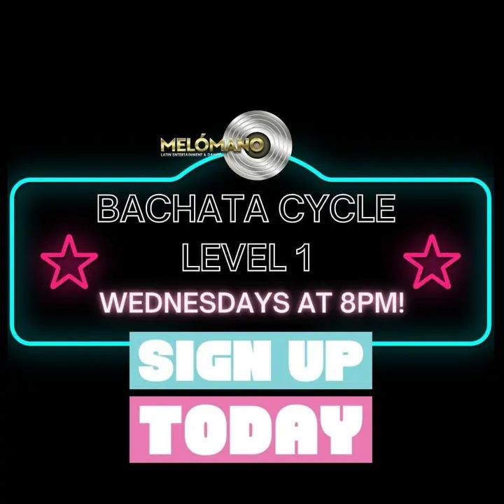 🚨TONIGHT-NEW BACHATA Level 1 CYCLE! 🚨join us tonight and every WEDNESDAY at 8pm! Come learn with Kevin and Ana! 💪🏼🙌🏼 START NOW 💥 and reach your dance goals faster! Onl