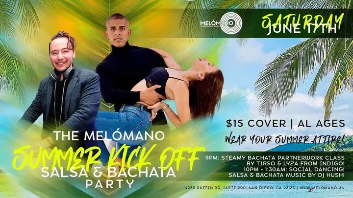 Summer is here and we’re kicking things off with an amazing night of dancing! 🎉 Saturday, June 17th! 🥳🥳 Get your summer attire ready!! 🙌🏼👙☀️😎 🗓 Saturday, June 17th!