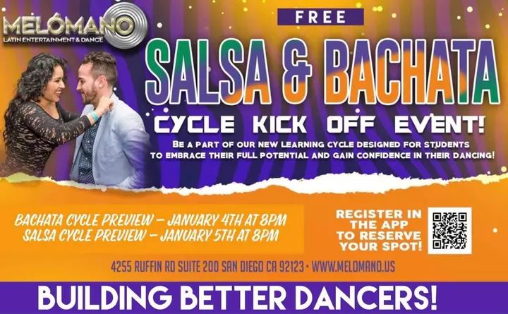 🌟New Year! New Dance Cycles START IN JANAURY🚨! First class FREE!!! 🕺🏼💃🏽 🤩When you join a cycle you get unlimited group classes!!! 💃🏽🕺🏼Dance cycles provide a danc
