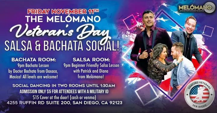 Friday November 11th we’re going big for the Veterans! 💪🏼 Join us for a night honoring Veterans! 🇺🇸🇺🇸 💙💙 Admission only $5 for attendees with a Military ID 💙💙 Your atte