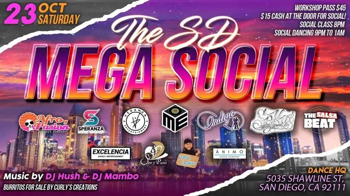 The San Diego Mega Social is going down Saturday, October 23rd!!! 🔥🔥🔥 Mark your calendars for this one time unprecedented event brought to you by your favorite San Diego Da