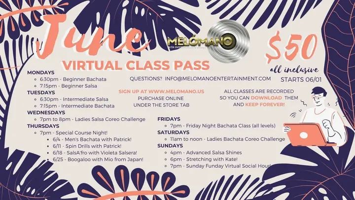 We keep adding more classes to our June Virtual Pass and still only $50 for the whole month! All classes are recorded and you get to keep them forever! ‼️ Buy your pass and ge