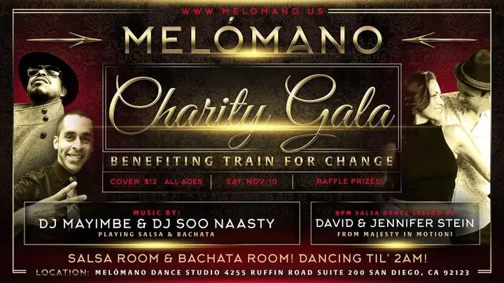 SAVE the date!! On November 10th you have the opportunity to make a difference through dance!! Join us for the Melómano Charity Gala! It's a night full of friends, dancing, an