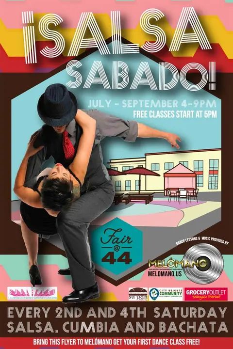 Join the Summer Fun at Salsa Sabado, August 12th! 4pm to 9pm!! Free event!!! https://www.facebook.com/events/272882273190871/?ti=icl