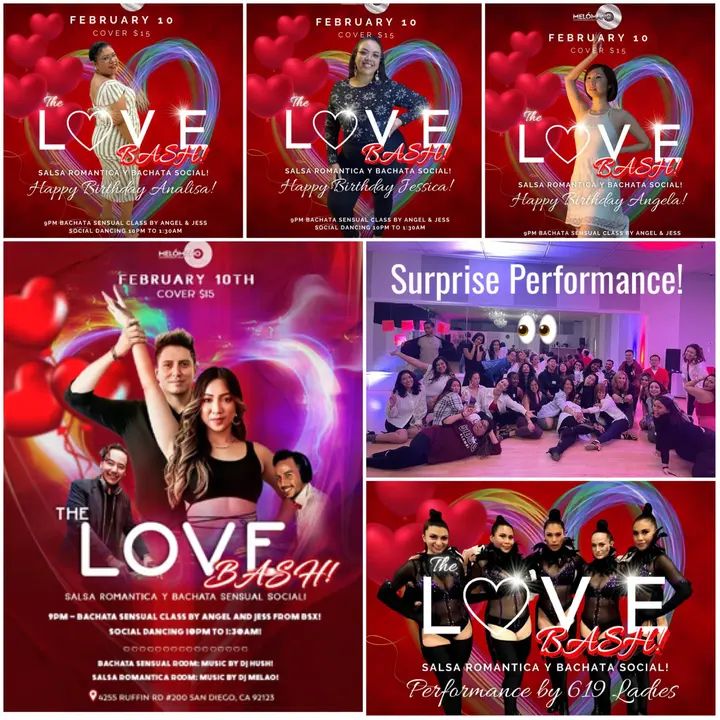 🔥 Tomorrow FRIDAY NIGHT 🤩Love to Dance? ❤️ Love to meet new people? ❤️ Love Salsa Romantica? ❤️ Love Bachata Sensual? ❤️ Love Tacos? 👀 THEN MELOMANO LOVE BASH is for YOU!!