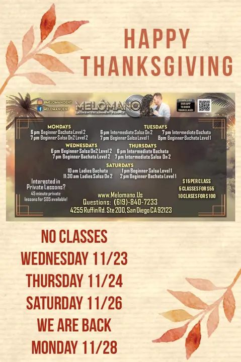 Happy Wednesday ❤️ 🚨Studio is closed starting today 🚨 ✨For Thanksgiving we will be having NO classes on: Wednesday 11/23 Thursday 11/24 Saturday 11/26 ‼️ be sure to ch