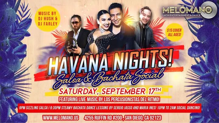 TONIGHT!!! It’s finally here!! 🥳 The Havana Social is going down tonight! 🙌🏼 💃🏽🕺🏼 classes start at 9pm! 🤩 social dancing till 2am! 🥳 special performances, Tacos and
