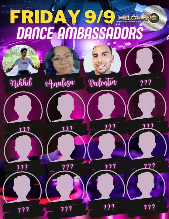 Meet the first of dance ambassadors!! 🥰Welcome Nikhil, Analisa and Valentin! 🤗 You are sure to have a blast dancing with these super nice dancers! 💃🏽🕺🏼 More ambassad