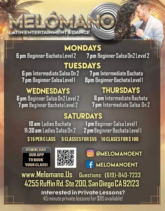 Time for the weekend and ready to dance🔥Tomorrow! come through for our Saturday group classes💃🏻🕺🏻 🔸10am Ladies Bachata All Levels🔥 🔸11:30am Ladies Salsa All Levels 💕