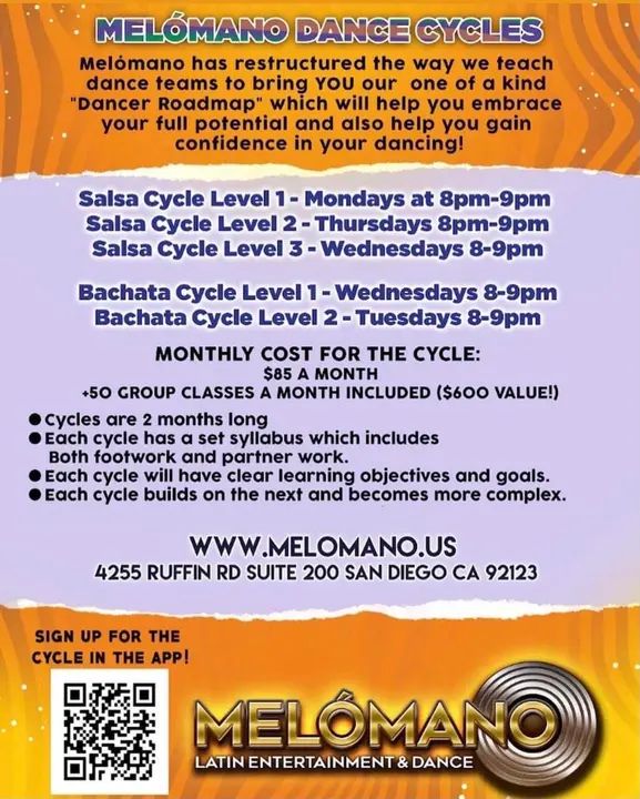 🚨TONIGHT with Kevin Qin for BACHATA CYCLE 1!! 🚨 We will be adding some styling for footwork and learning more turns! If you want to understand the meaning of connection in