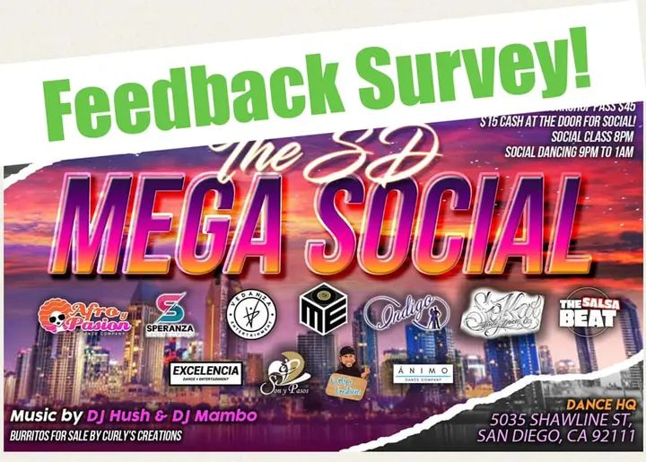 ✅If you attended the SD Mega workshops or social, please help us with this quick 2 minute feedback survey. 🙏🏼 All responses are anonymous so please give it to us straight.