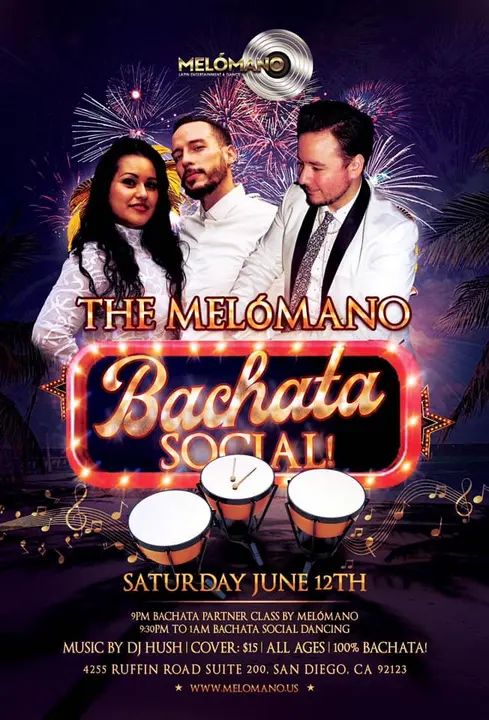 The Melómano Bachata Social did not disappoint! 💃🏽🕺🏽 THANK YOU TO EVERYONE WHO CAME OUT!!!! 🙏🏼♥️ We had such a blast so make sure you get your tickets now for the next o