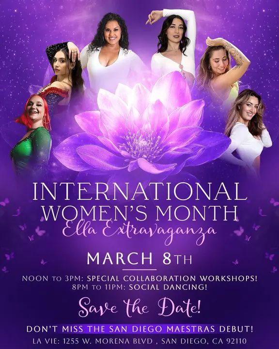 Sisters United by Dance! 😍 on Sunday March 8th!!! Don’t miss the event of the year as we combine forces to bring you one incredible event for Women’s International Month! 💪