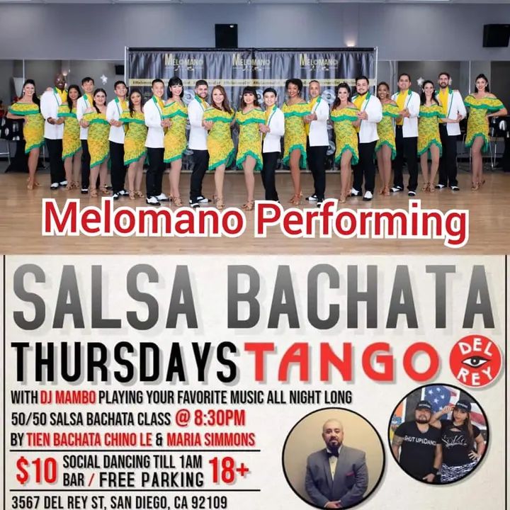 Our Melómano Salsa Team performing tonight at Tango Del Rey!! Don’t miss it!! Thursdays are LIT 🔥🔥 #MelomanoEnt