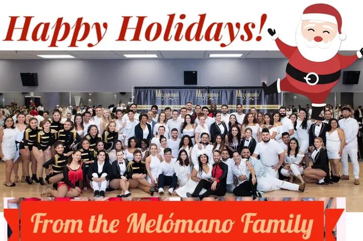 Happy Holidays from our Dance Fam to your Family! ❤️ Seeing everyone lots of join on this special day! 🎅🎁🎄 #MelomanoEnt #HappyHolidays