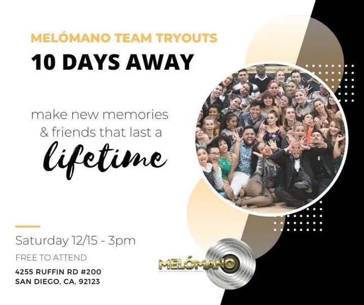 Come check out what our Dance Family is all about on Sunday, December 15th 3pm to 5:30pm!! We call it a try out but we don't turn anyone away ❤️ We have a team that’s right