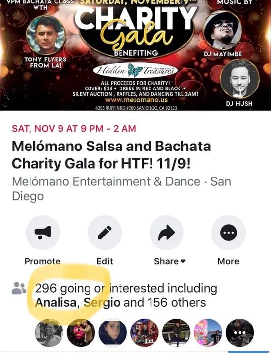 ❣️ One month away from The Melómano Charity Gala ❣️ And we’re already at almost 300 people interested!! 😱 Thank you for all the support! More announcements coming soon! Stay