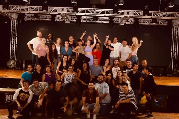 Melómano at Moonshine ❤️ a dance Fam Who dances together, stays together. We love you Fam! #MelomanoEnt