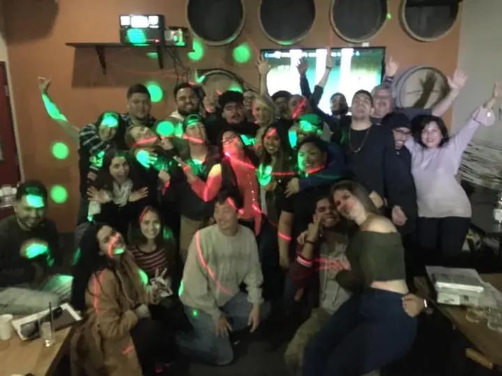 Karaoke with the Fam!! Thank you for a super fun Saturday night! #MelomanoEnt #Karaoke #WeCanDanceAndSing #WellMostOfUs 🤣