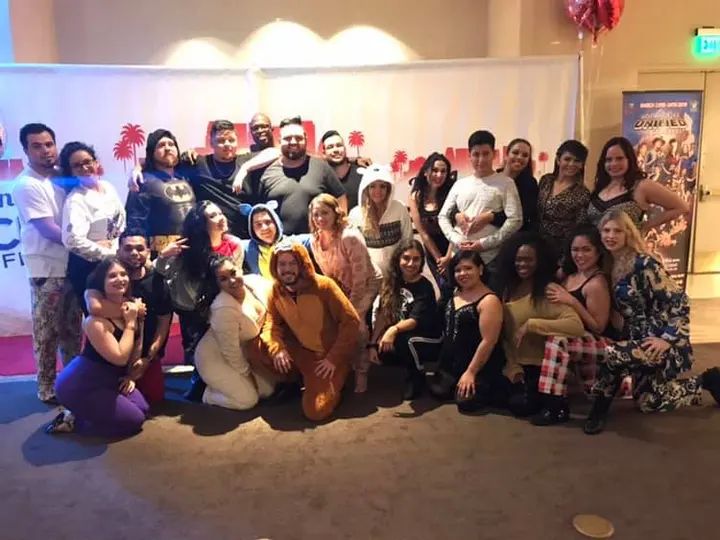 Sunday Night Aka Pajama night at LABF!! Last night here and we going out with a bang!! 🎉 #MelomanoEnt #LABF #PajamaNight #ShuttingItDown