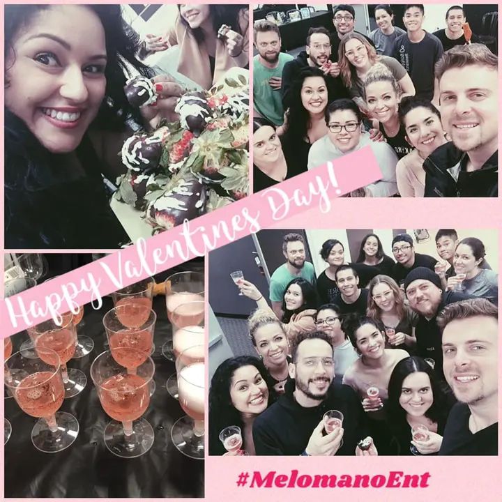 Spending Valentines Day doing what we love with people we love 💗 #MelomanoEnt #HappyValentinesDay