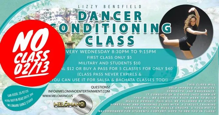 NO CLASS 02/13 ‼️ Class will continue next week💃🏽 Sorry for the inconvenience 💕 #MelomanoEnt #NoClass
