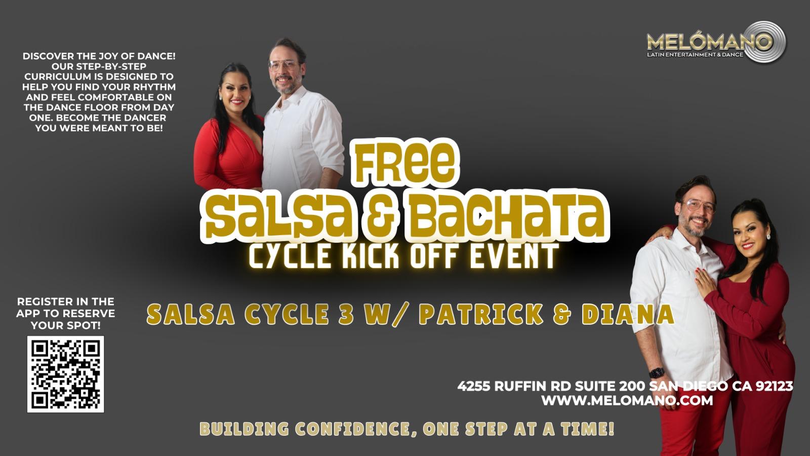 FREE Melómano Salsa Cycle 3 Kick Off! 11/04 event